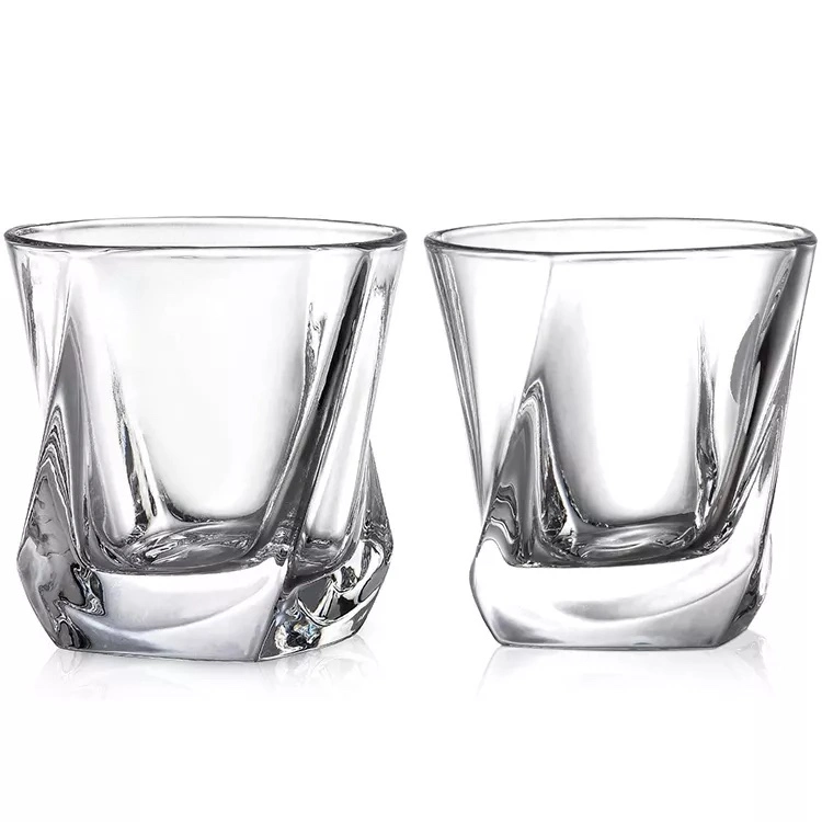 Luxury Whisky Tasting Glasses Crystal Rock Rum Round Wine Cup Cocktail Cup